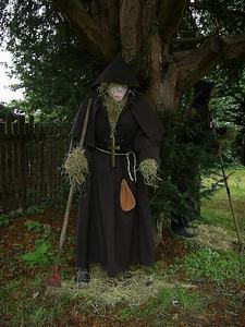 Black scarecrow