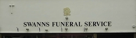 funeral directors sign
